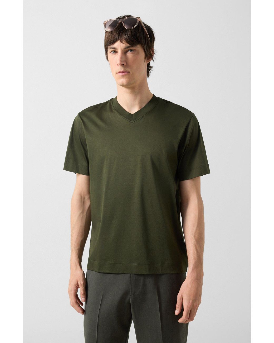 Bogner Green T-shirt Tiam for men