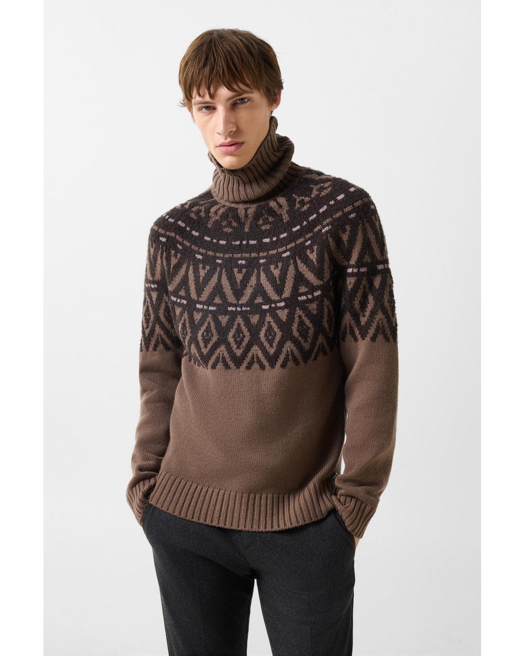 Bogner Brown Roxter Cashmere Sweater for men