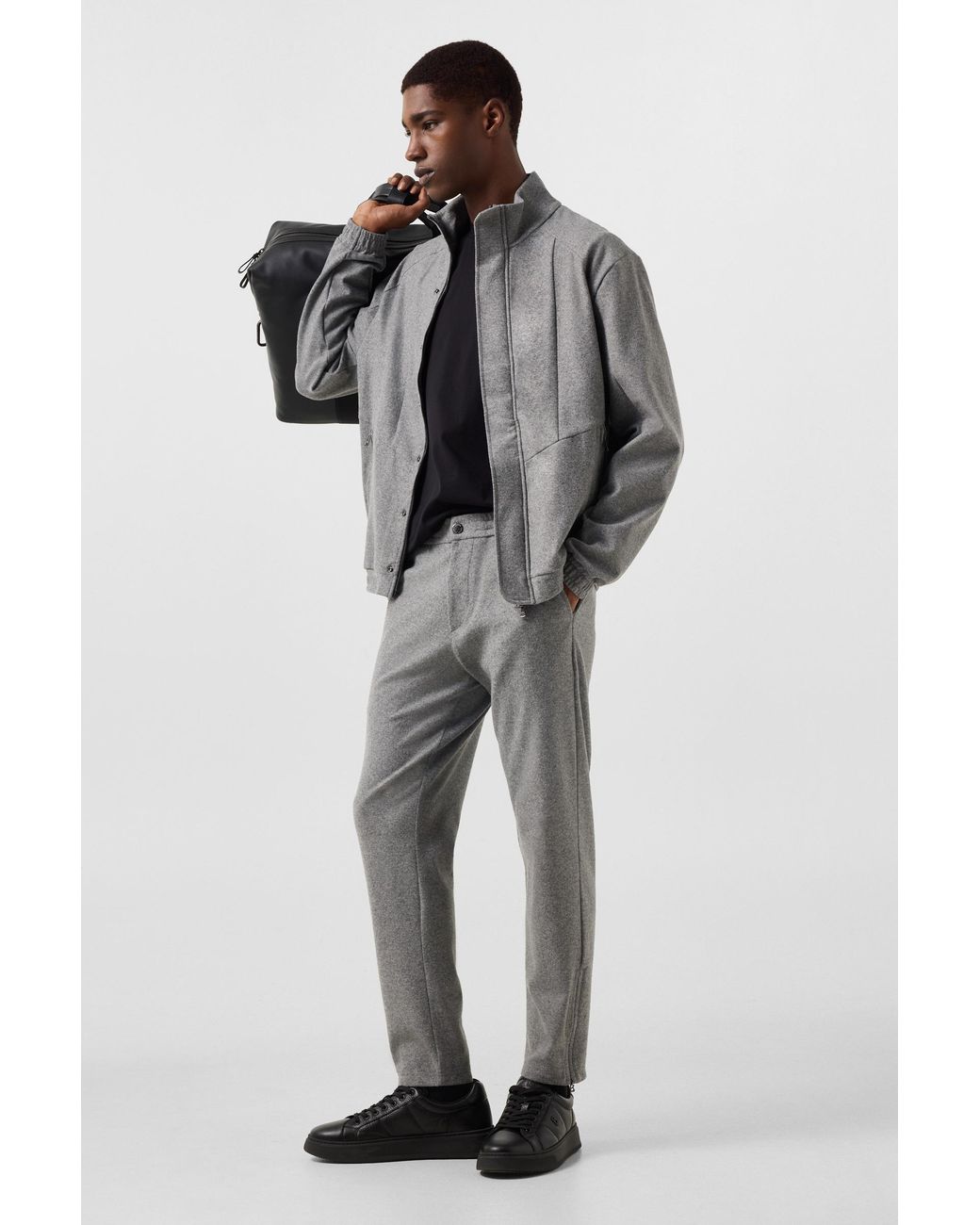 Bogner Gray Bradley Flannel Jacket For for men