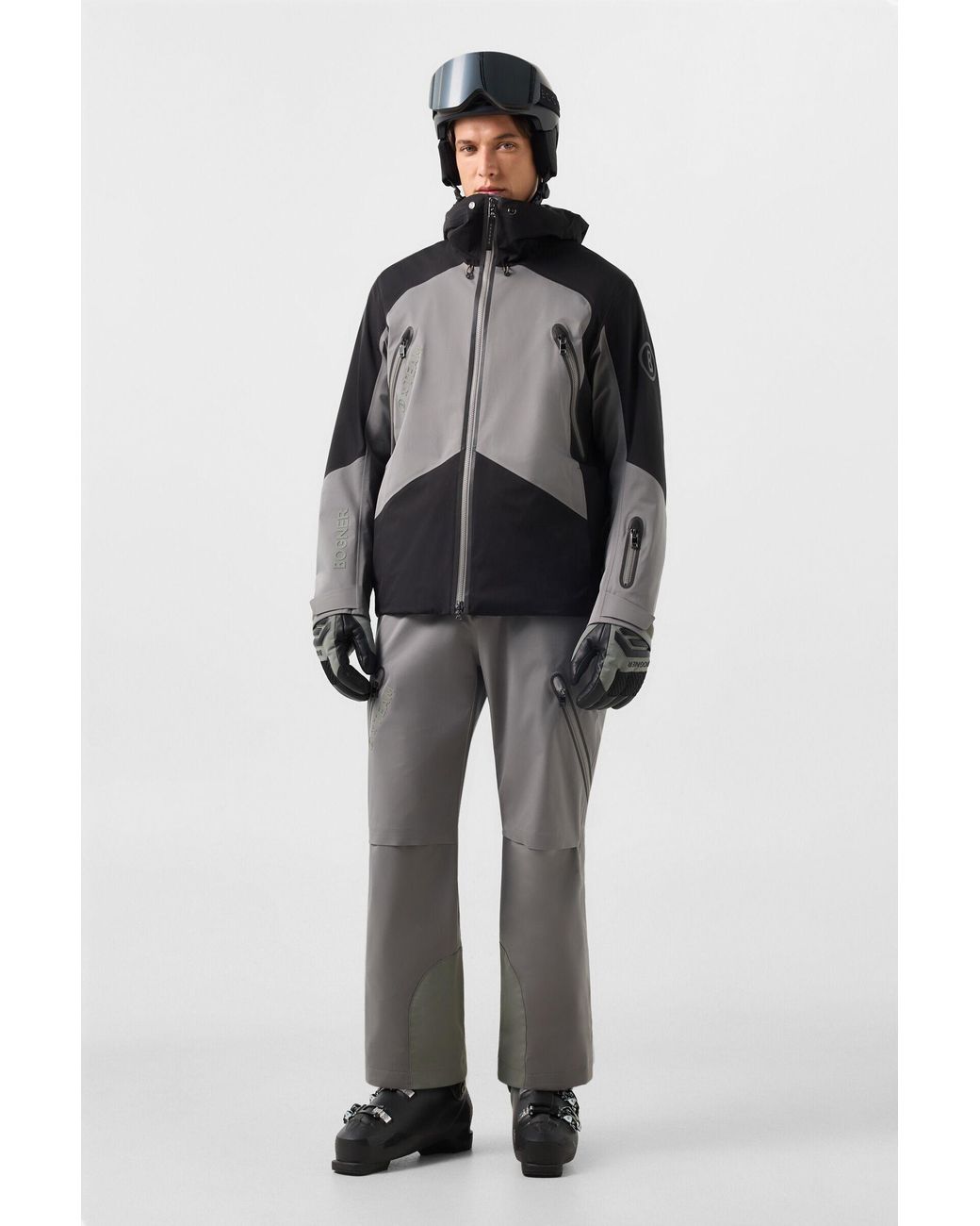 Bogner Gray Jasper Ski Jacket for men