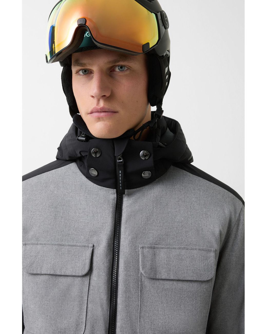 Bogner Gray Cobeyn Down Ski Jacket for men