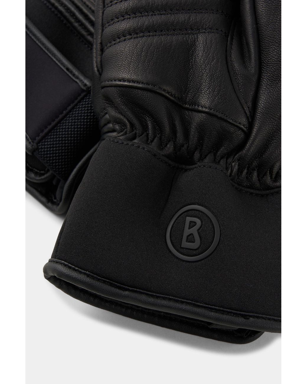 Bogner Black Gloves Alex for men