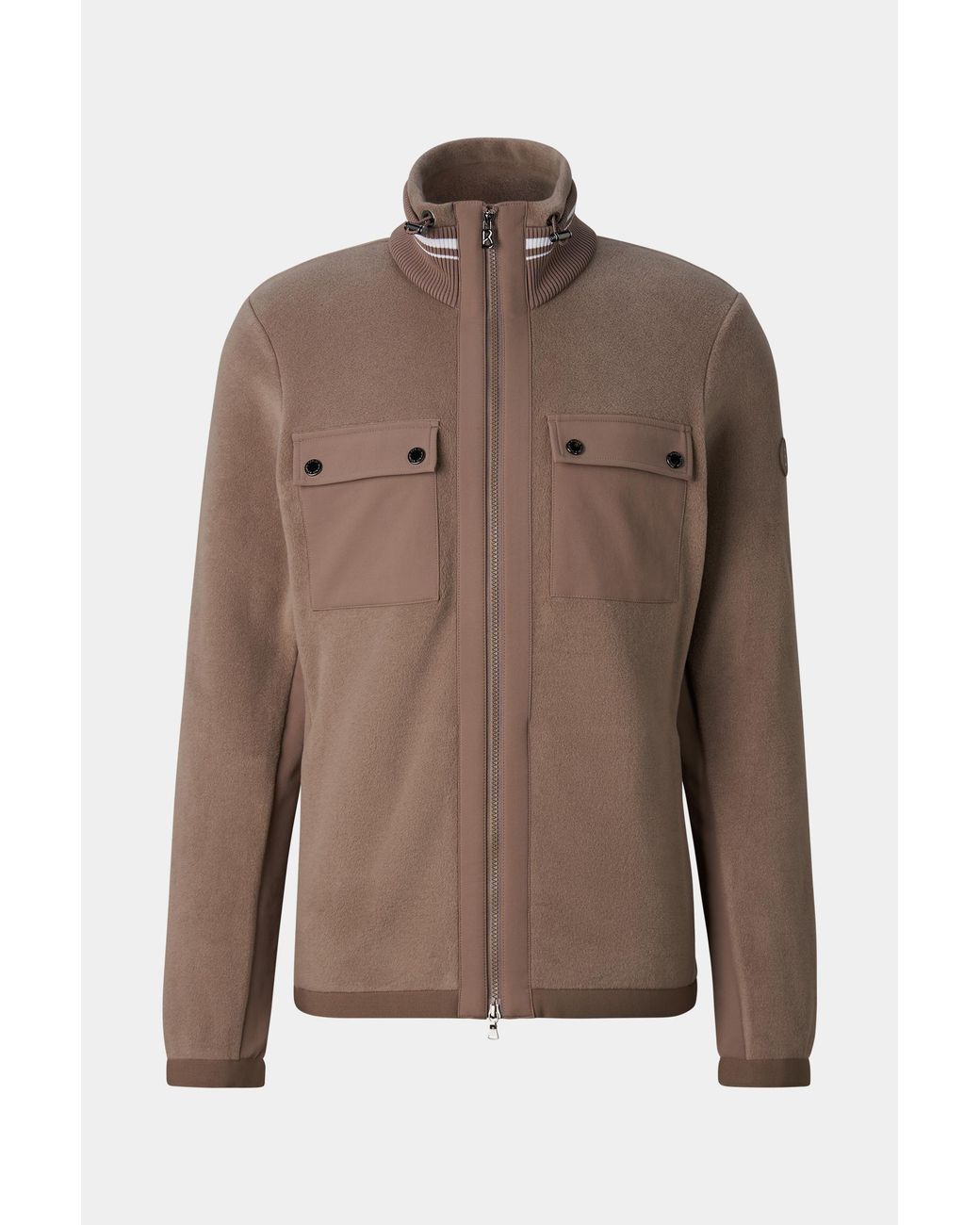 Bogner Brown Gaston Mid-layer Fleece Jacket for men