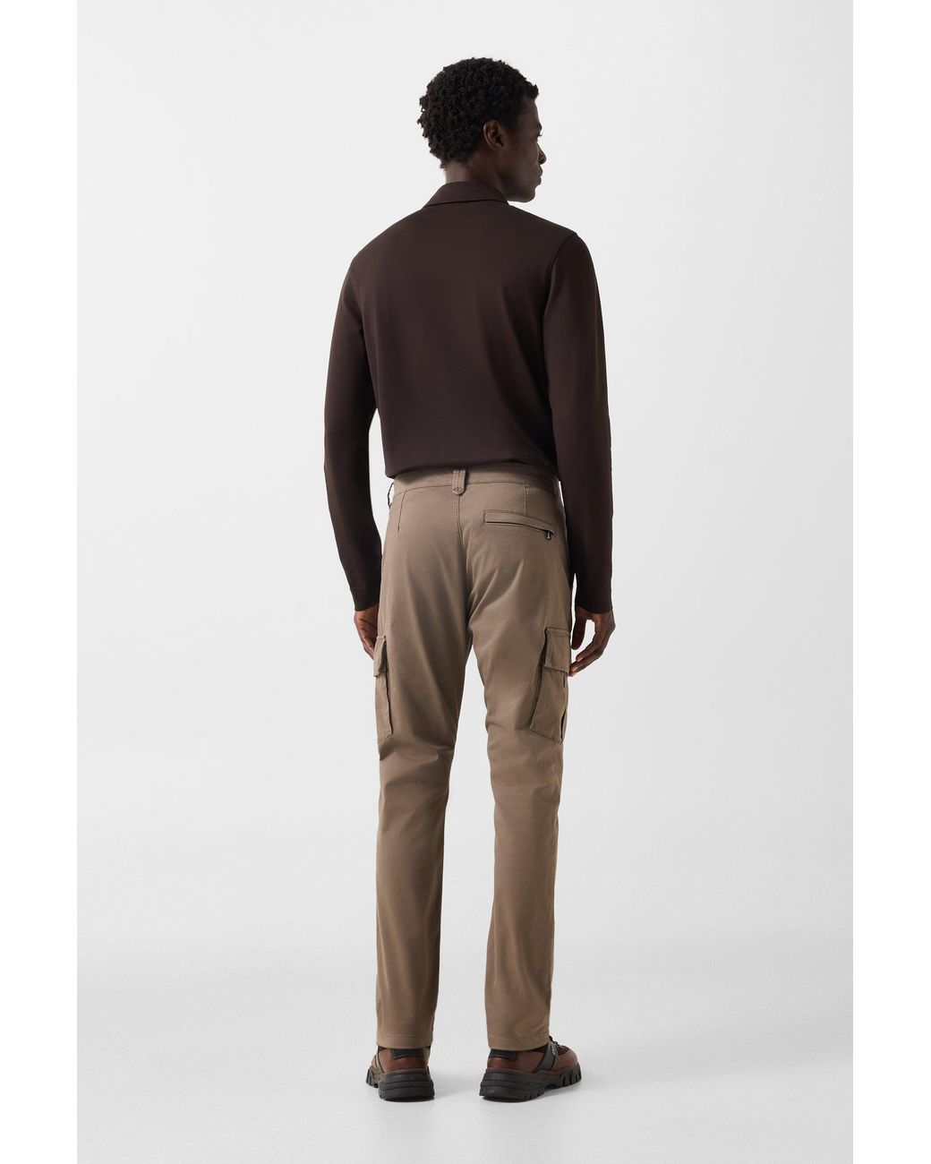 Bogner Brown Bruno Cargo Trousers for men