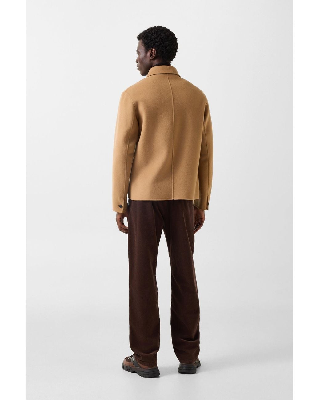Bogner Natural Mirco Double-faced Wool Shirt Jacket for men