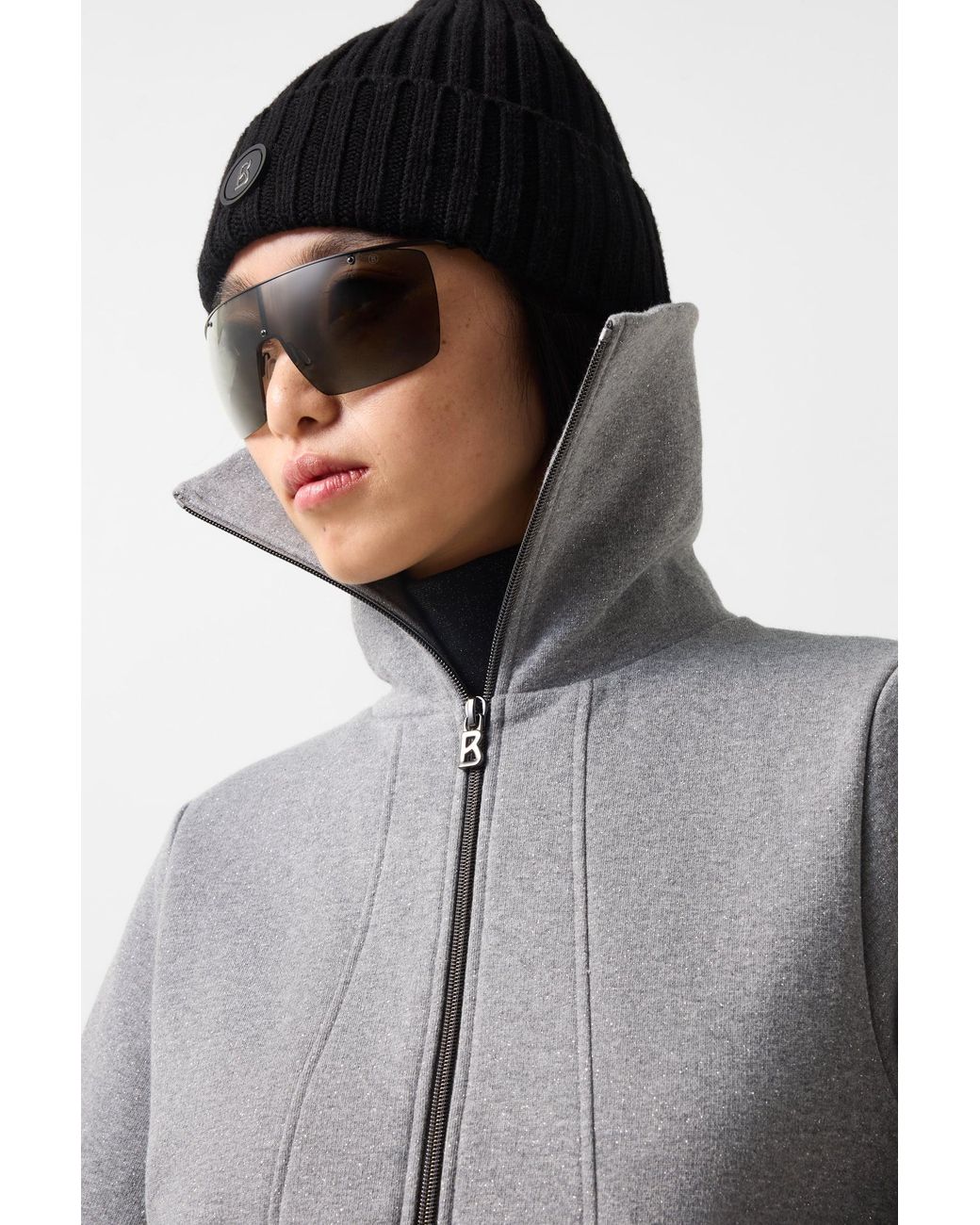 Bogner Gray Tasha Jersey Jacket For