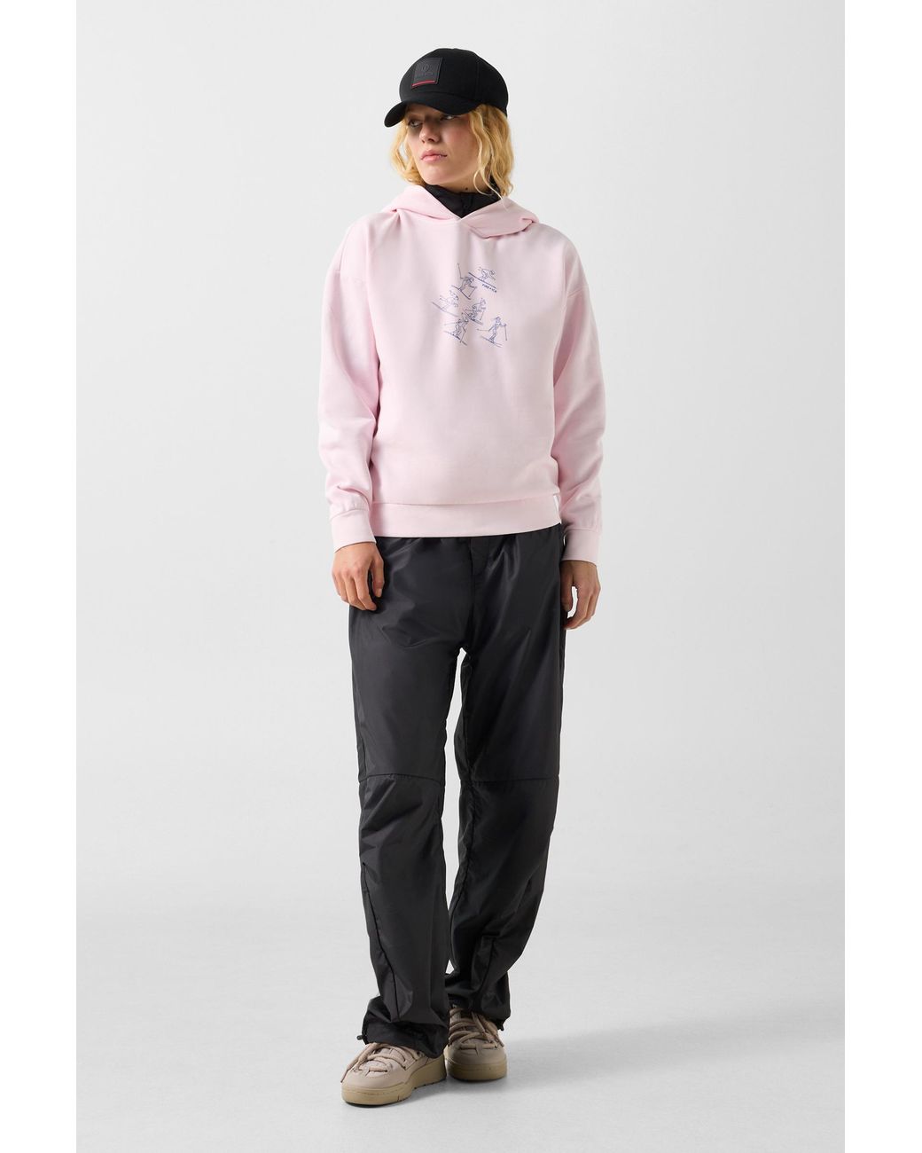 Bogner Fire + Ice Pink Sibel Cotton Hoodie