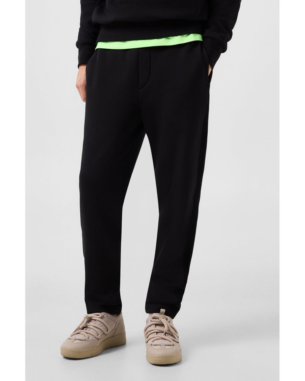 Bogner Fire + Ice Black Pedro Cotton Sweatpants for men