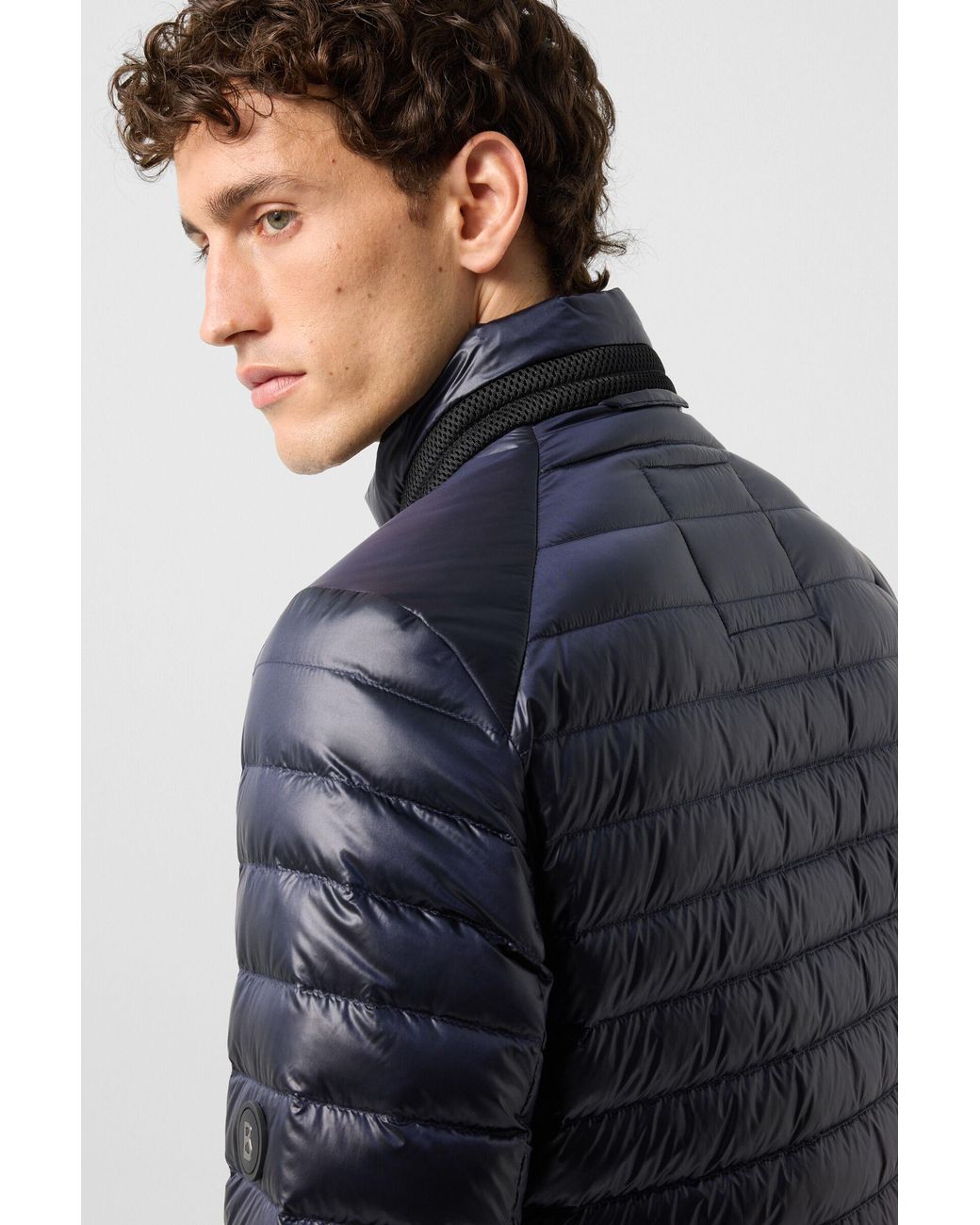 Bogner Blue Liman Lightweight Down Jacket for men