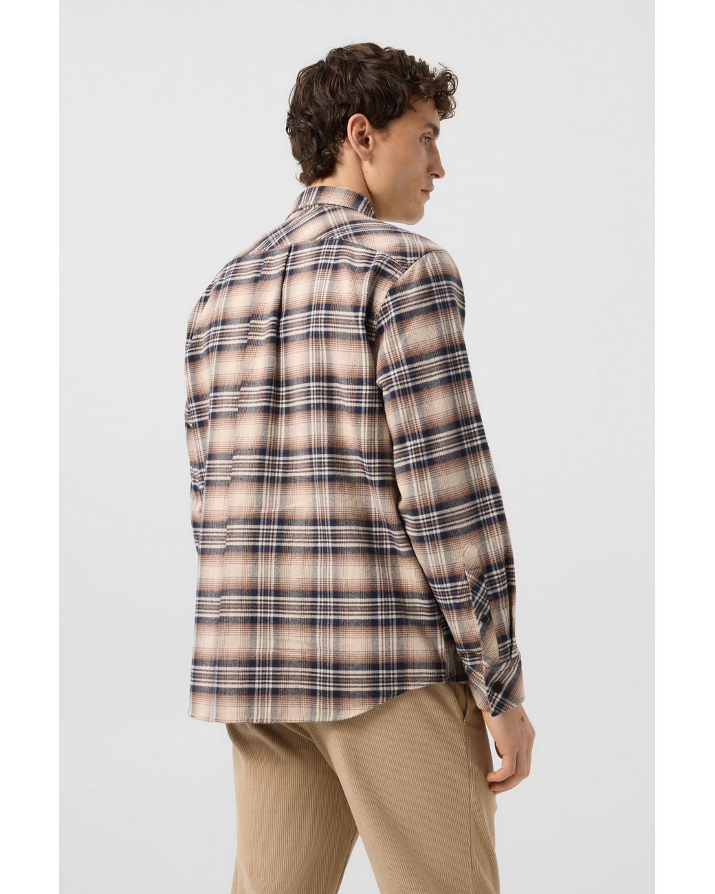 Bogner Brown Heiko Flannel Shirt for men