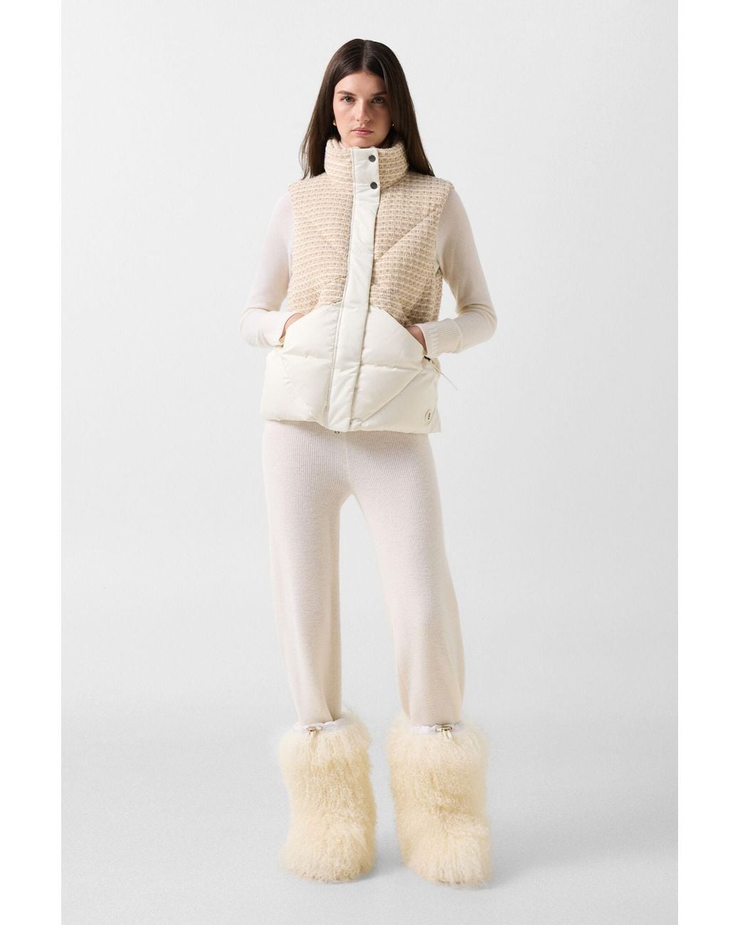 Bogner Natural Netty Down Vest