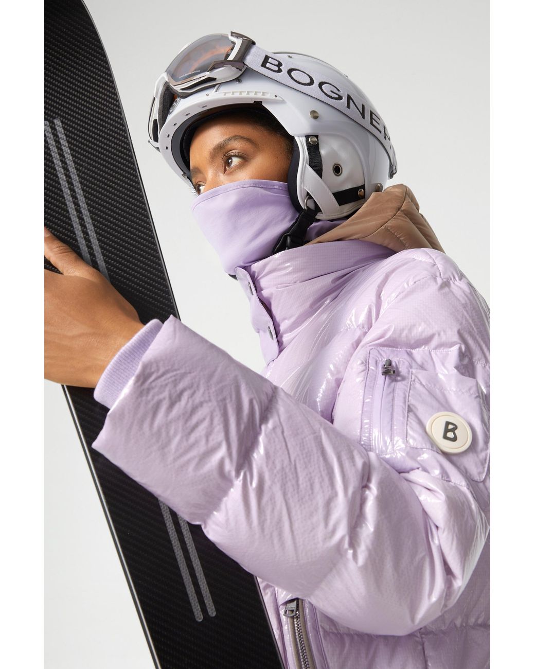 Bogner Lizzy Down Ski Jacket in Purple | Lyst