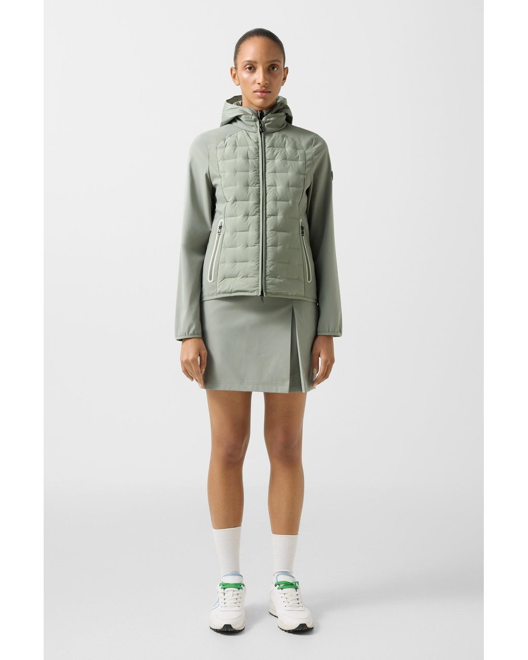 Bogner Gray Hybrid Jacket Irma
