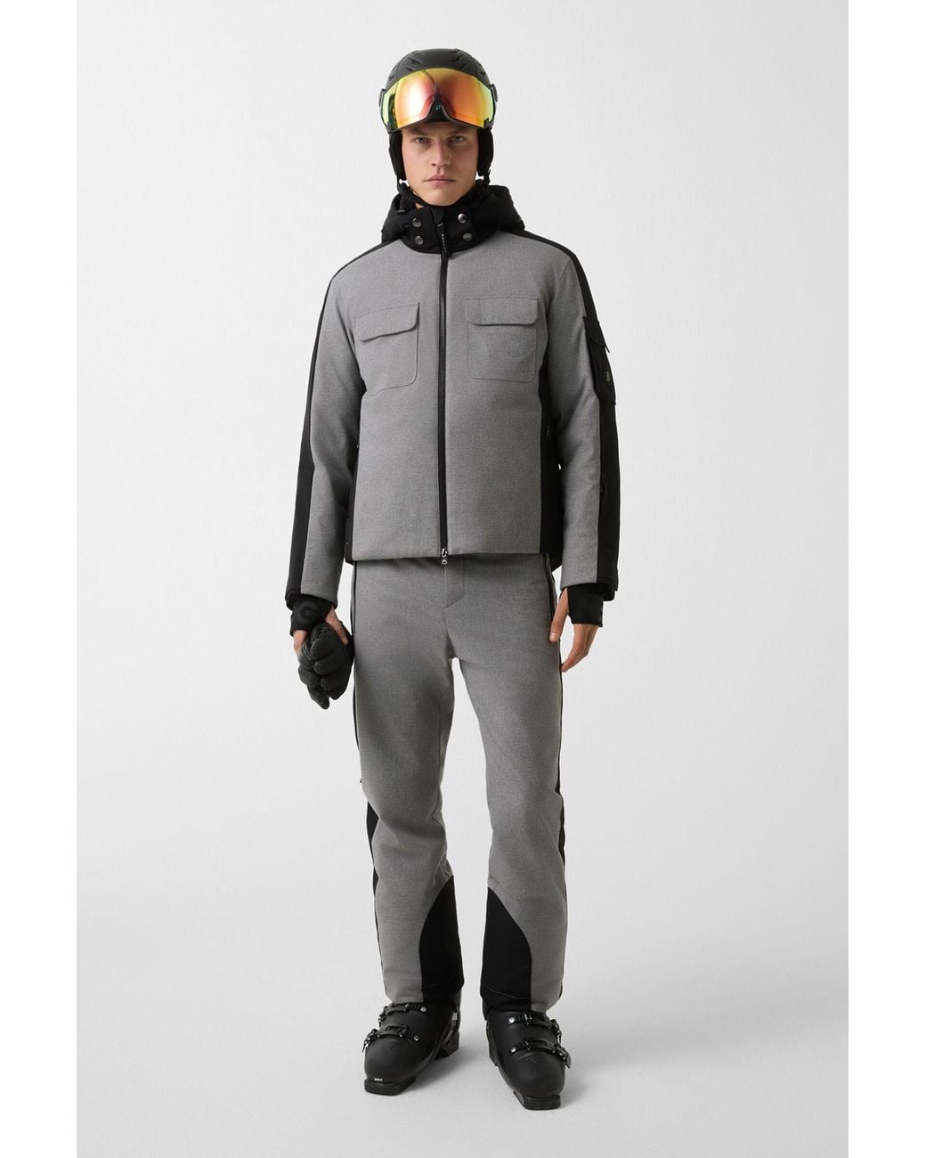 Bogner Gray Cobeyn Down Ski Jacket for men