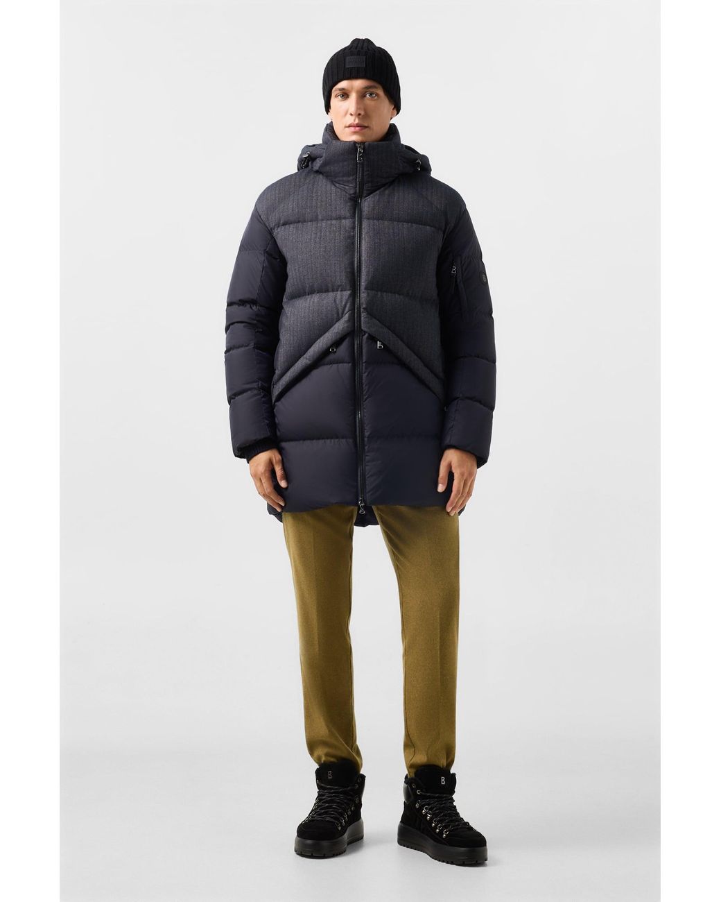 Bogner Black Jones Short Down Coat for men