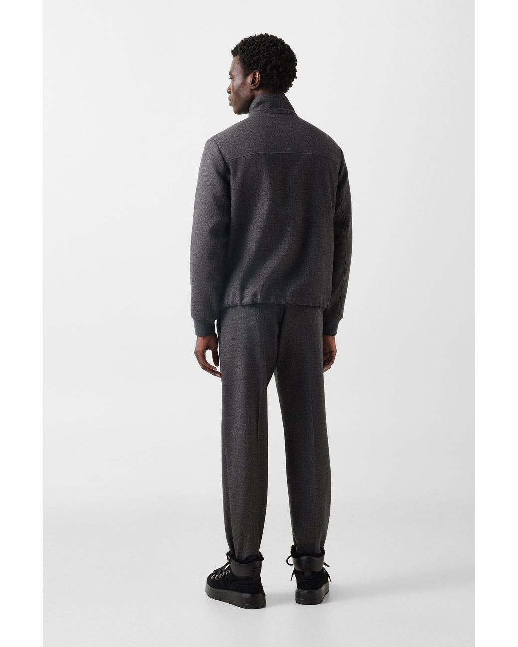 Bogner Black Milan Virgin Wool Blend Jacket For for men