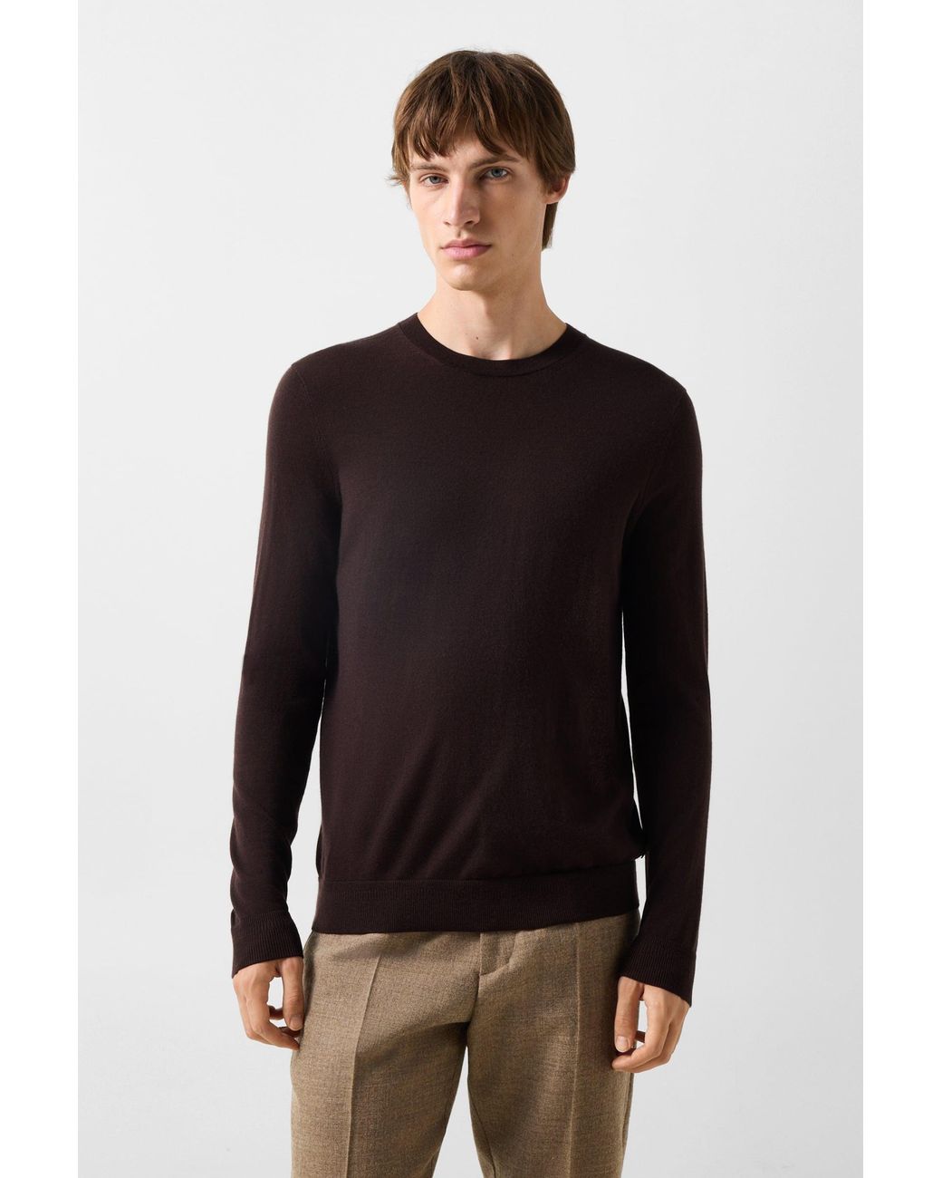 Bogner Black Ole Pure New Wool And Cashmere Jumper For for men