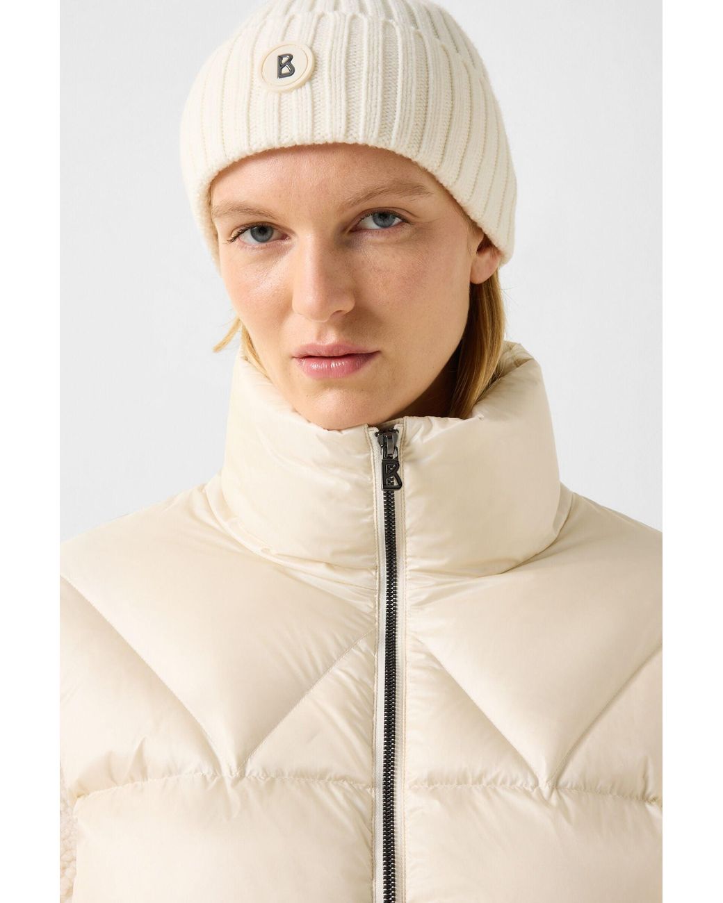 Bogner Natural Quiny Down Teddy Jacket