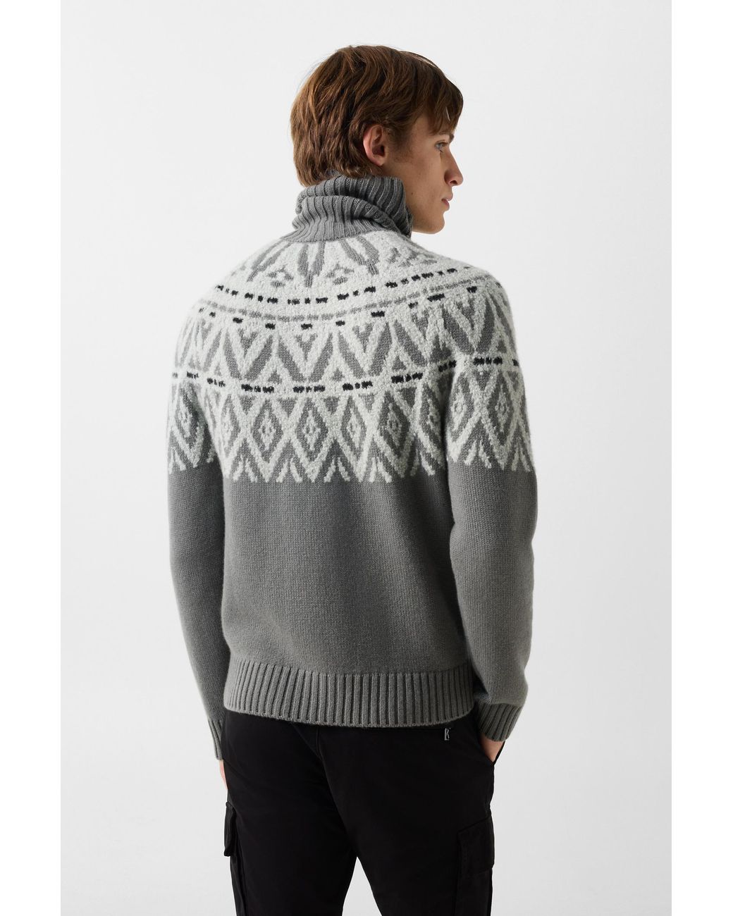 Bogner Gray Roxter Cashmere Jumper for men