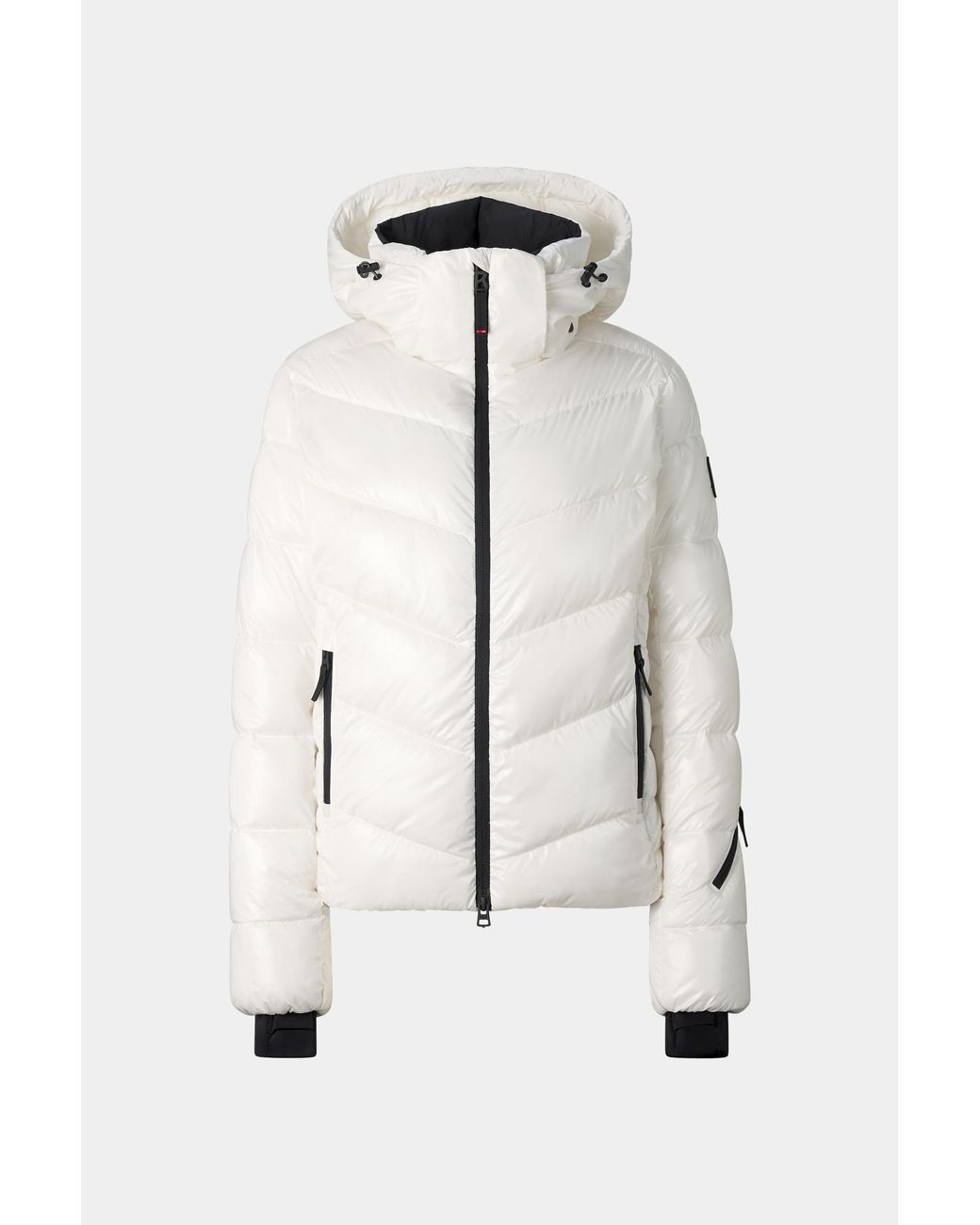 Bogner Fire + Ice White Saelly Ski Jacket For