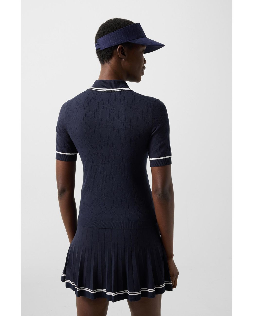 Bogner Blue Mandy Knitted Polo Shirt