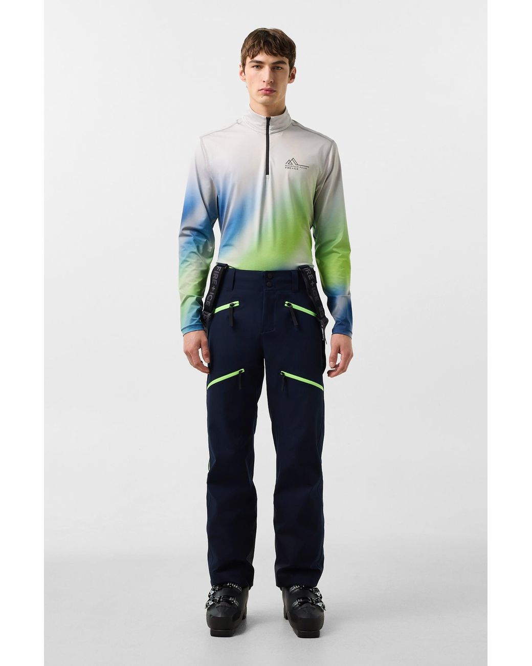 Bogner Fire + Ice Blue First Layer Pascal for men