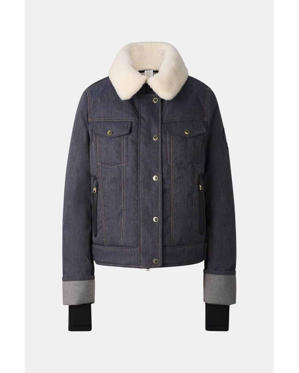 Bogner Blue Dena Denim Ski Jacket