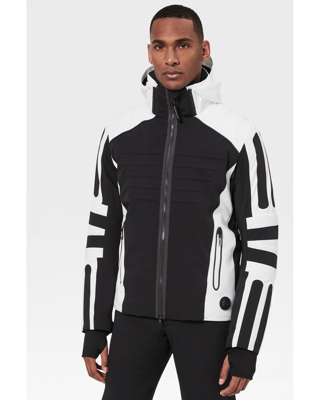 Bogner Kaleo Ski Jacket In Black white for Men Lyst UK