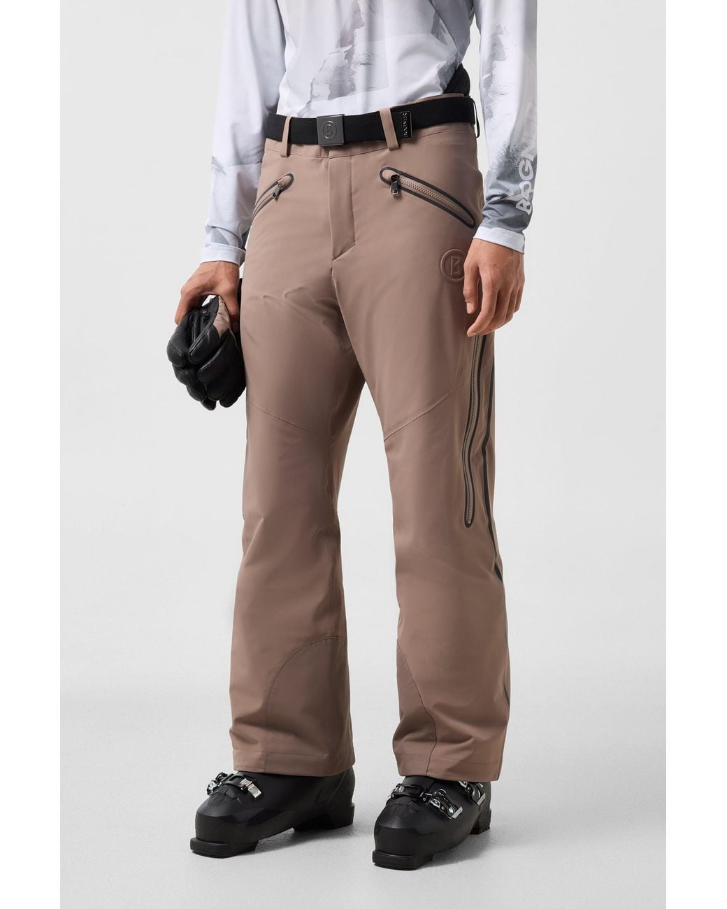 Bogner Brown Tim's Ski Trousers for men