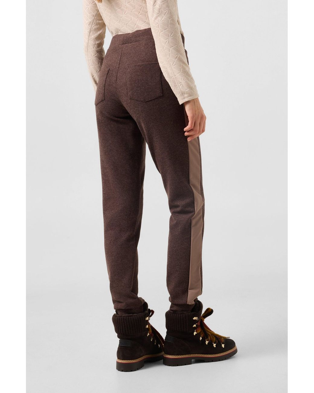 Bogner Brown Katalin Flannel Trousers