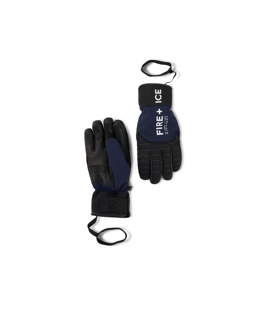 Bogner Fire + Ice Black Erko Gloves For for men