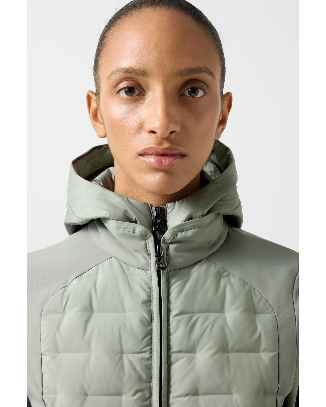 Bogner Gray Hybrid Jacket Irma