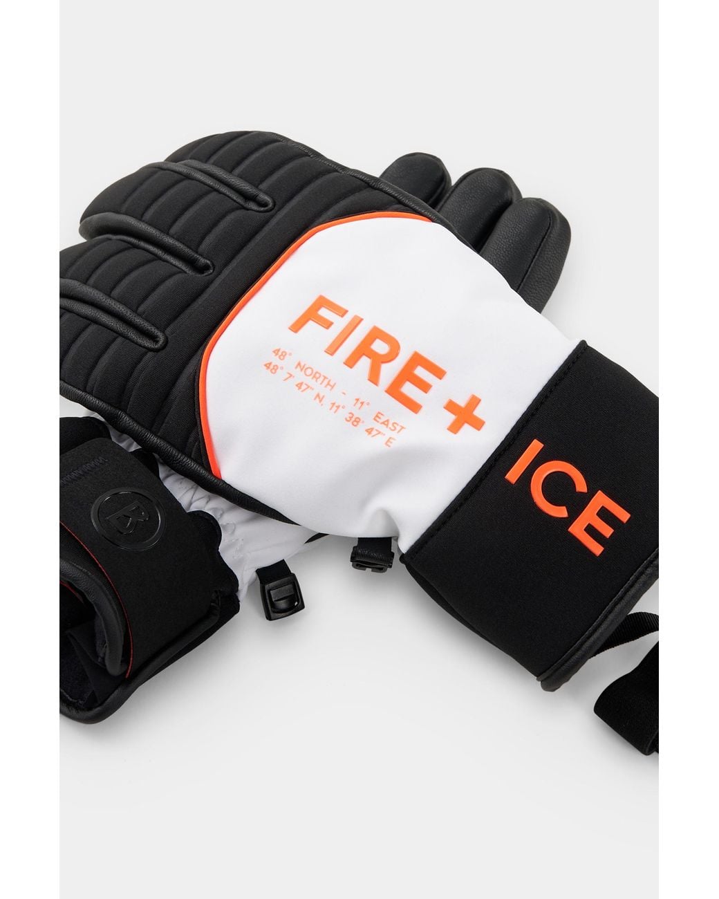 Bogner Fire + Ice Black Erko Gloves For for men
