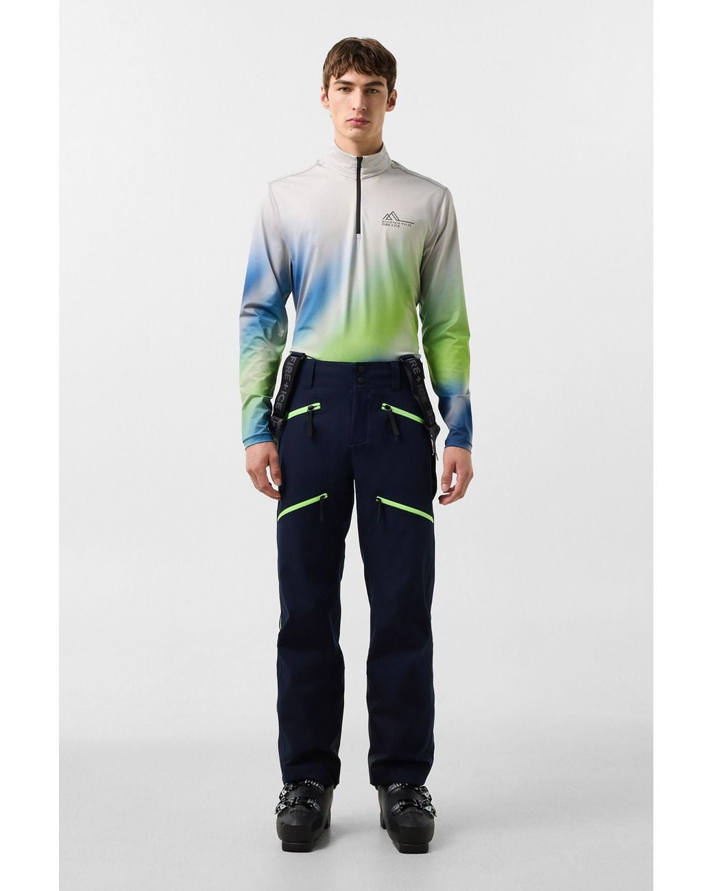 Bogner Fire + Ice Blue First Layer Pascal for men