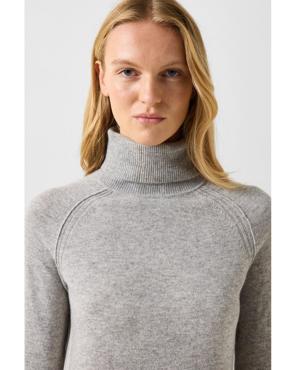 Bogner Gray Vaiana Pure New Wool And Cashmere Jumper For