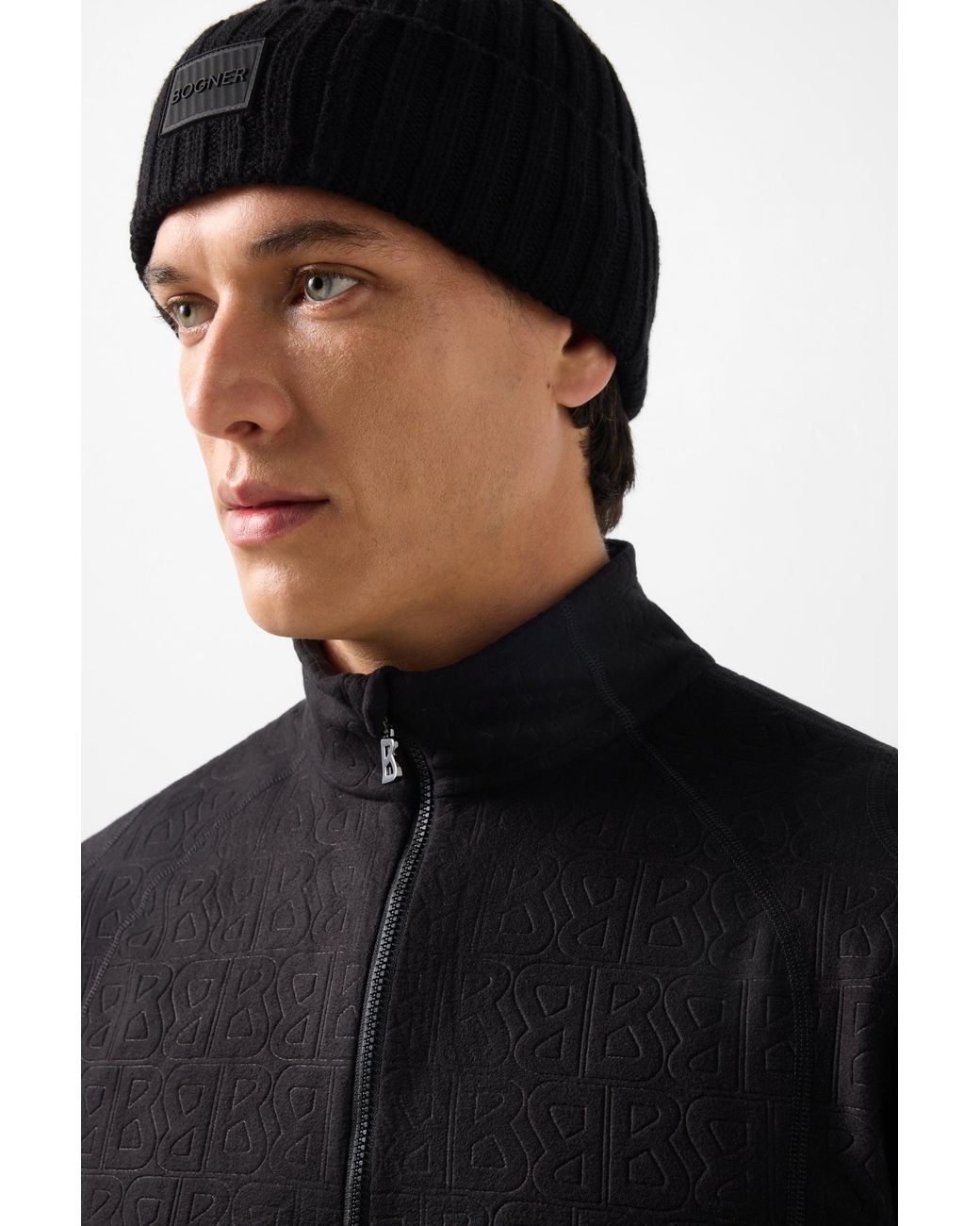 Bogner Black Harry Fleece Base Layer For for men