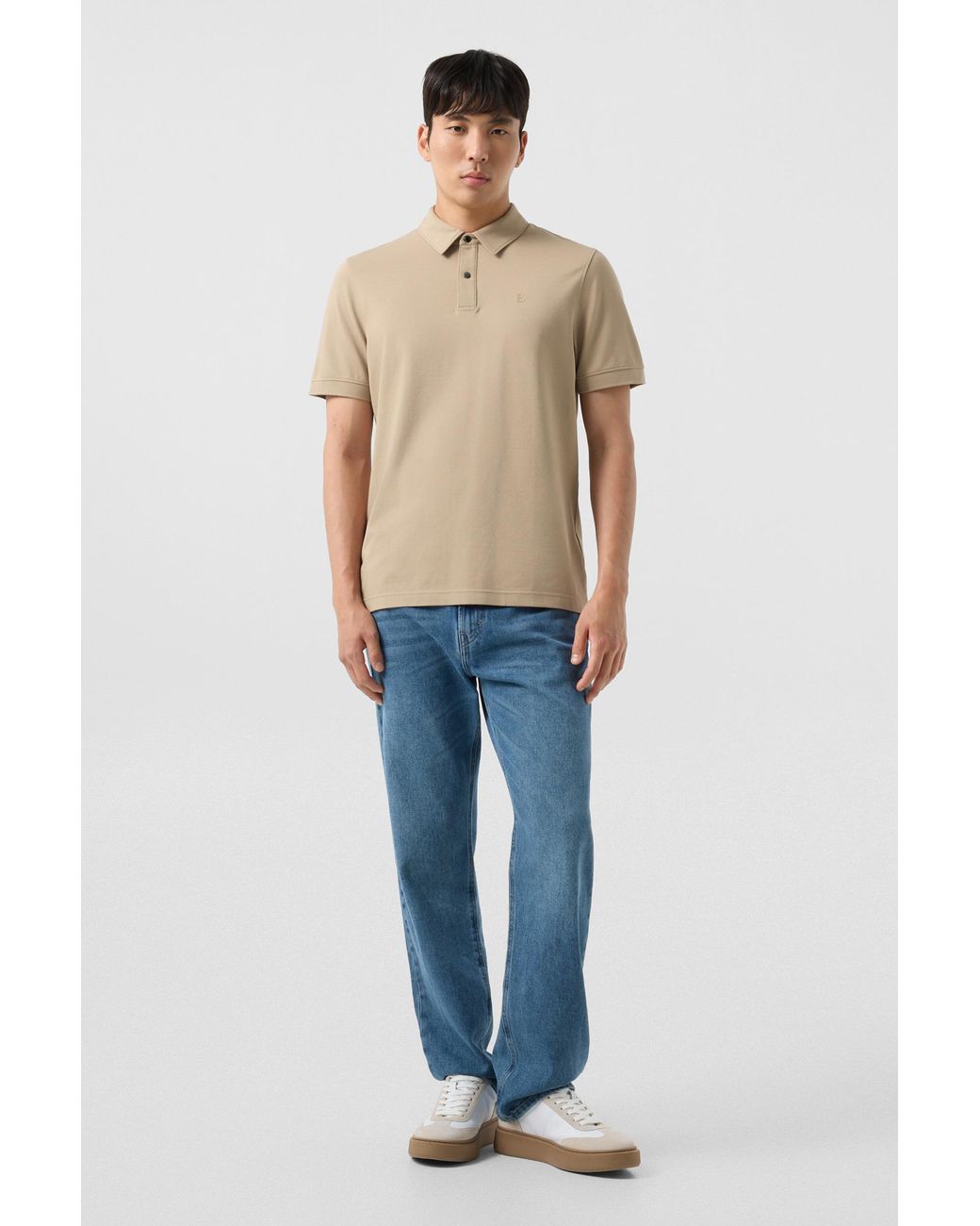 Bogner Natural Timo Piqué Polo Shirt for men