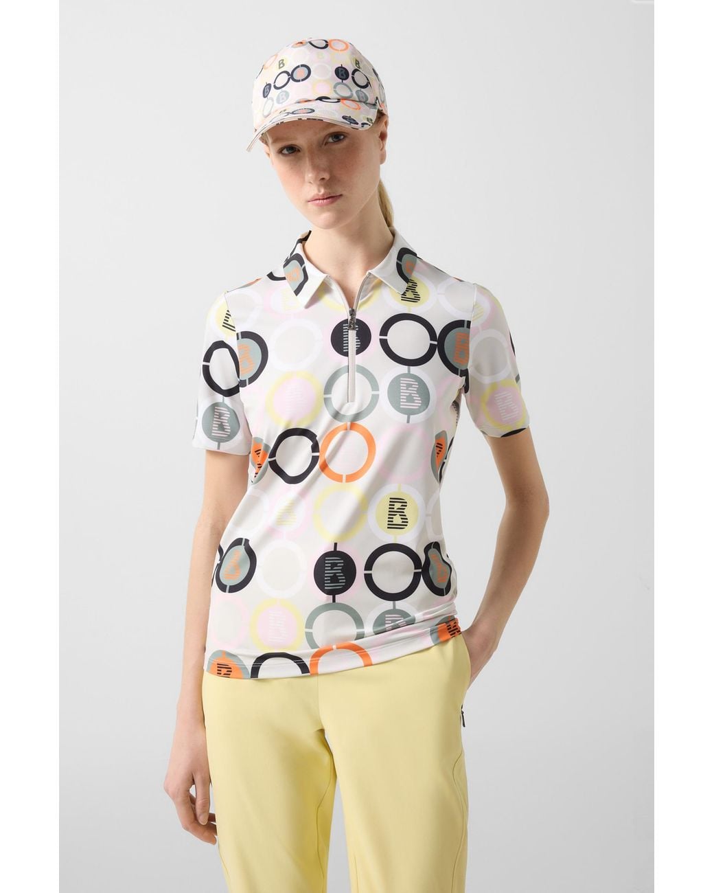 Bogner Multicolor Taya Functional Short-sleeved Top