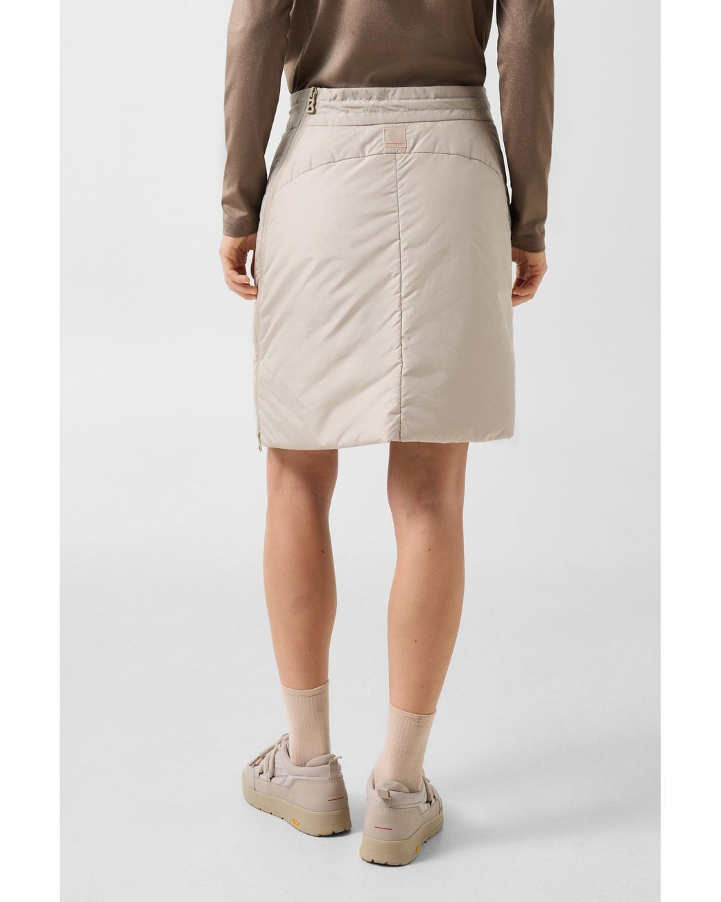 Bogner Fire + Ice Natural Belva Functional Quilted Skirt