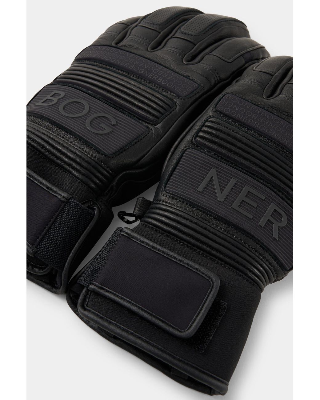 Bogner Black Gloves Silvan for men