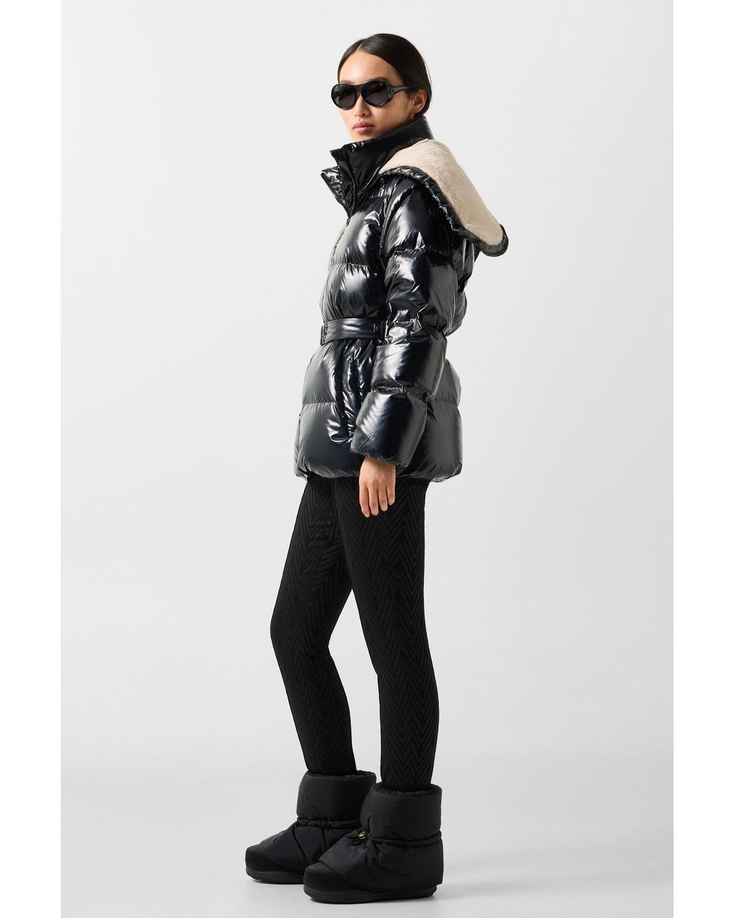 Bogner Black Inez 2-in-1 Down Jacket