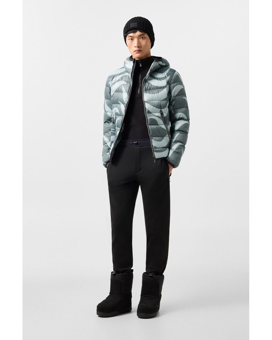 Bogner Black Harry Fleece Base Layer For for men