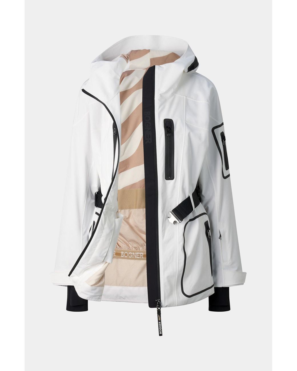 Bogner White Bond Ski Jacket For