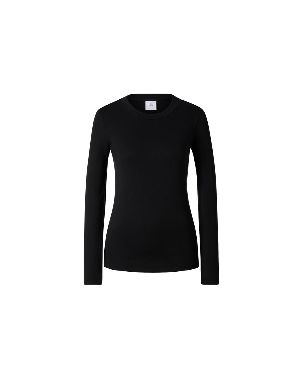 Bogner Black Nikini Cotton Long-Sleeved Top For