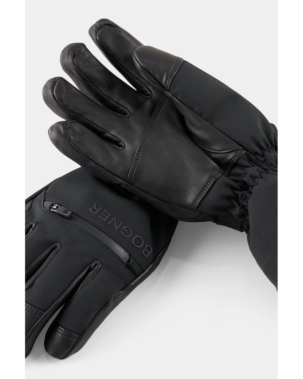 Bogner Black Erko Gloves for men