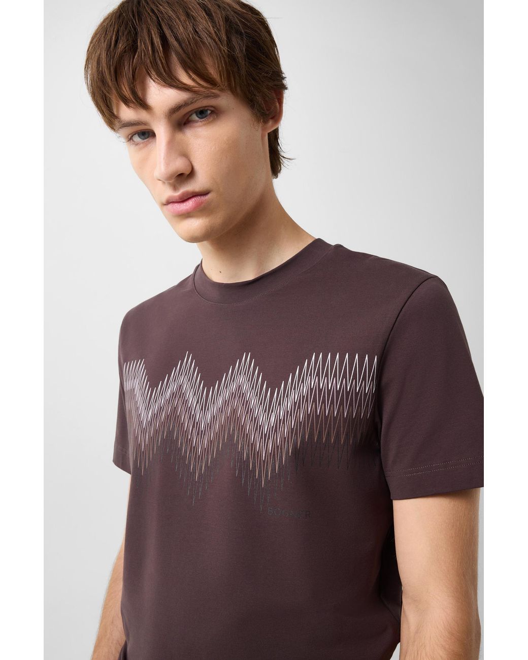 Bogner Brown Ryan Cotton-Blend T-Shirt For for men