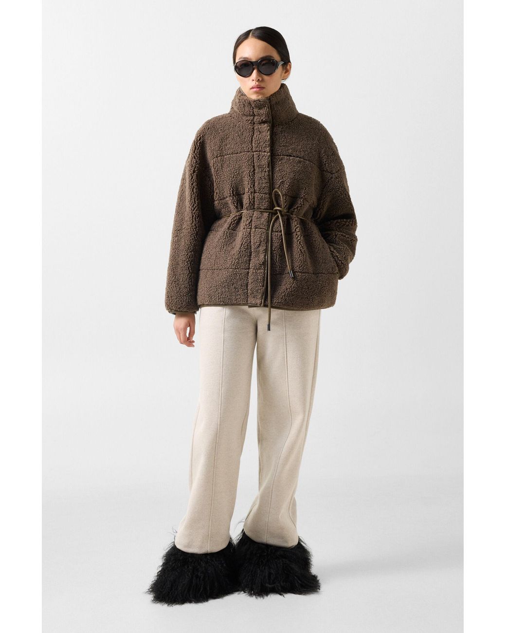 Bogner Brown Kimberly Teddy Jacket