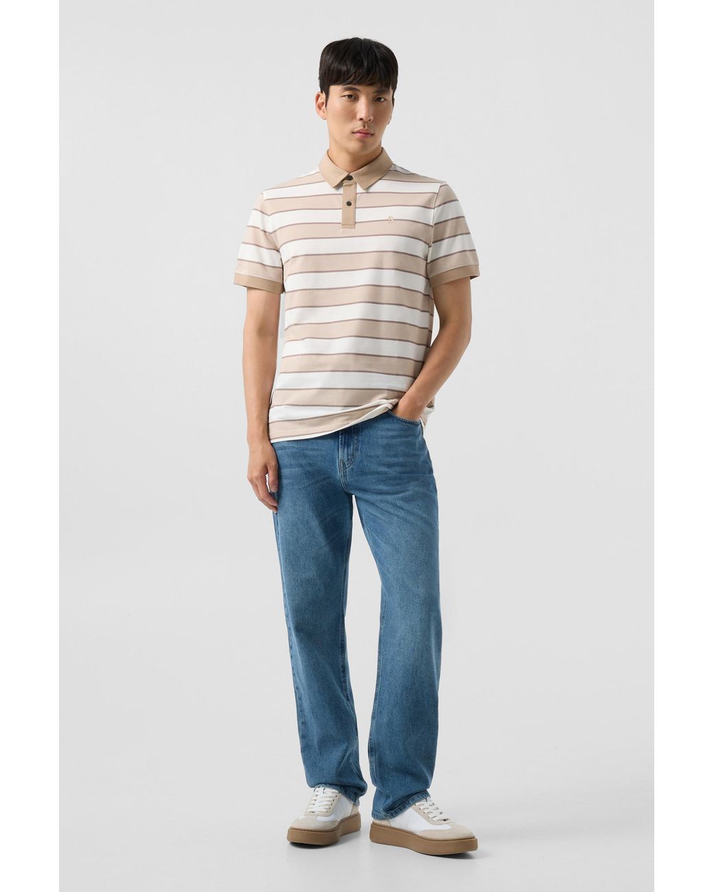 Bogner Natural Timo Piqué Polo Shirt For for men