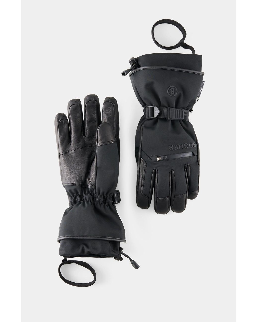 Bogner Black Erko Gloves for men