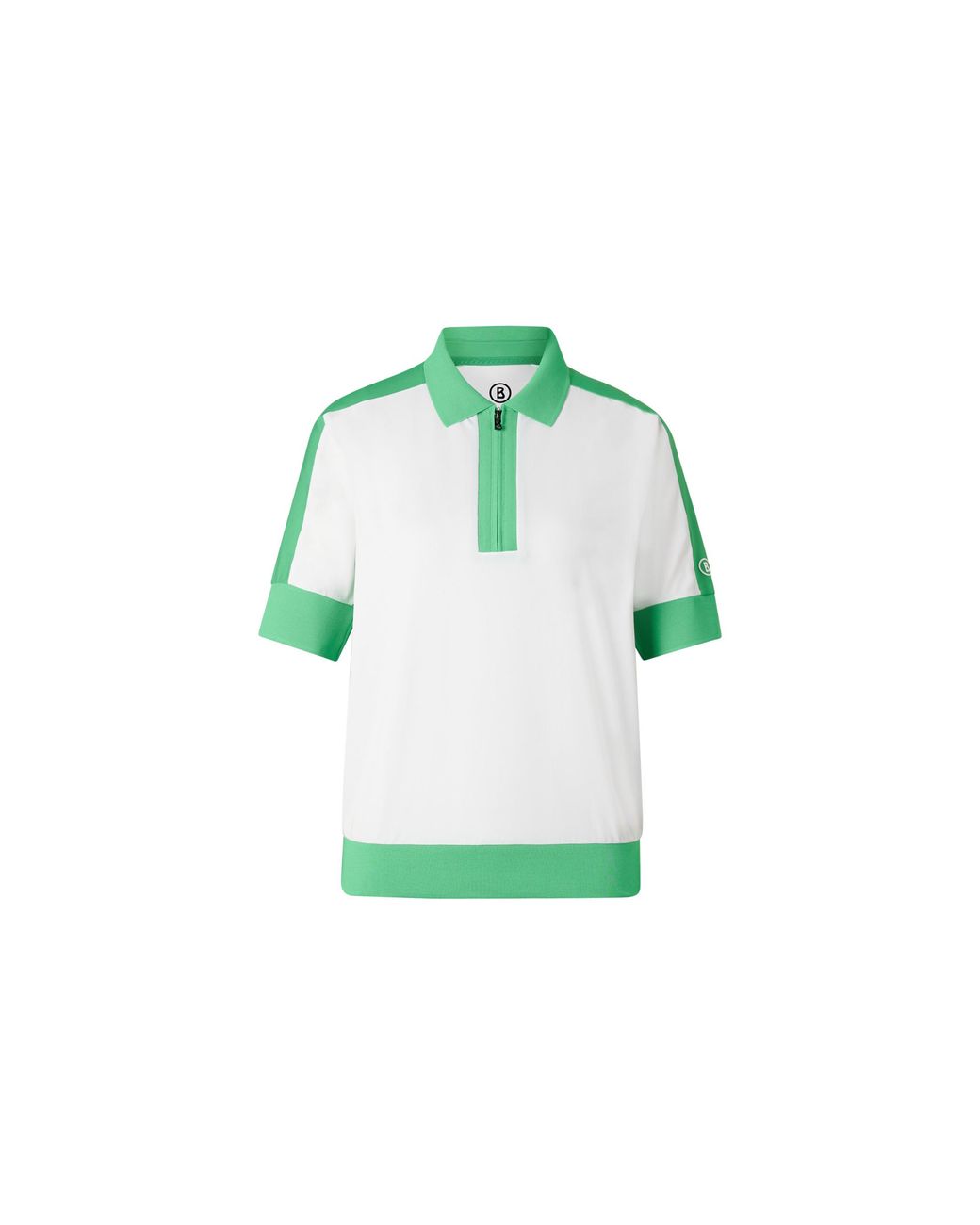 Bogner Green Arabell Functional Short-Sleeved Top For